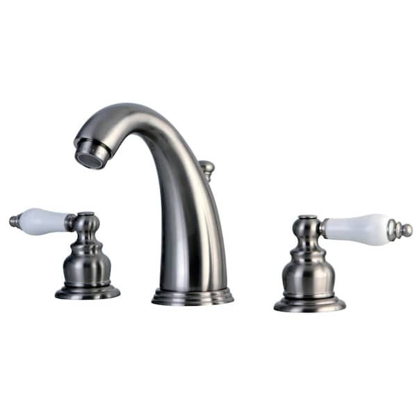 KB988PL Victorian 2-Handle 8" Widespread Bathroom Faucet, Nickel